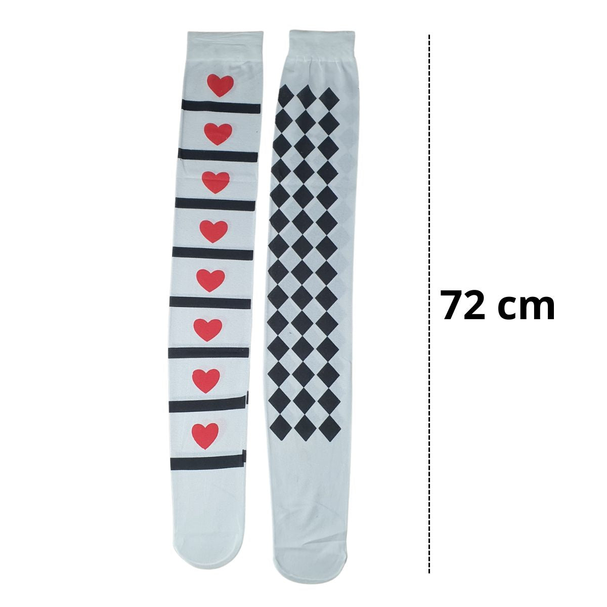 Meia Calça Arlequina Para Fantasia Cosplay e Festa 5/8 Meia Calça Arlequina Para Fantasia Cosplay e Festa 5/8
